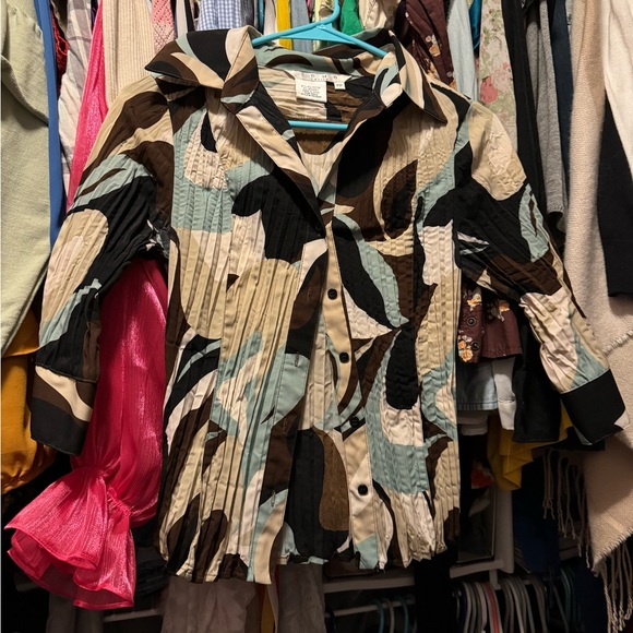 Abstract print blouse - Picture 1 of 2